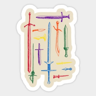 Pride Swords Sticker